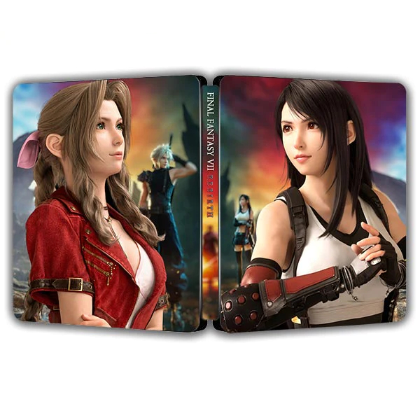 (เคสเหล็กเท่านั้นไม่มีแผ่นเกม) Final Fantasy VII Rebirth Tifa & Aerith | For PS4/PS5 Steelbook | ONi Fantasy Box