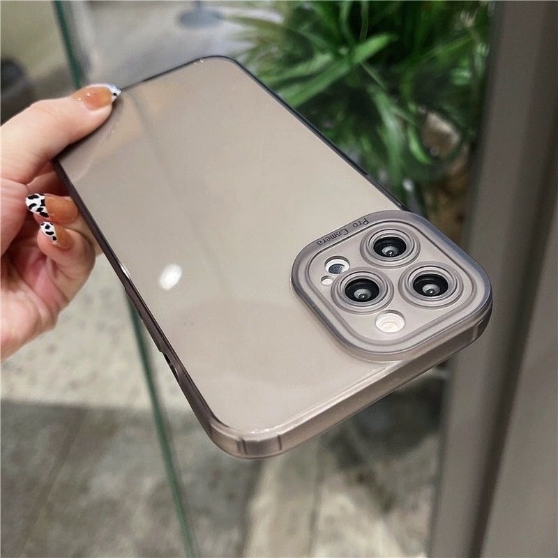 เคสโทรศัพท์มือถือ แบบใส เรียบง่าย สําหรับ Apple 15 11 12 13 14 Pro Max X XR XS Max 14Plus 15Plus
