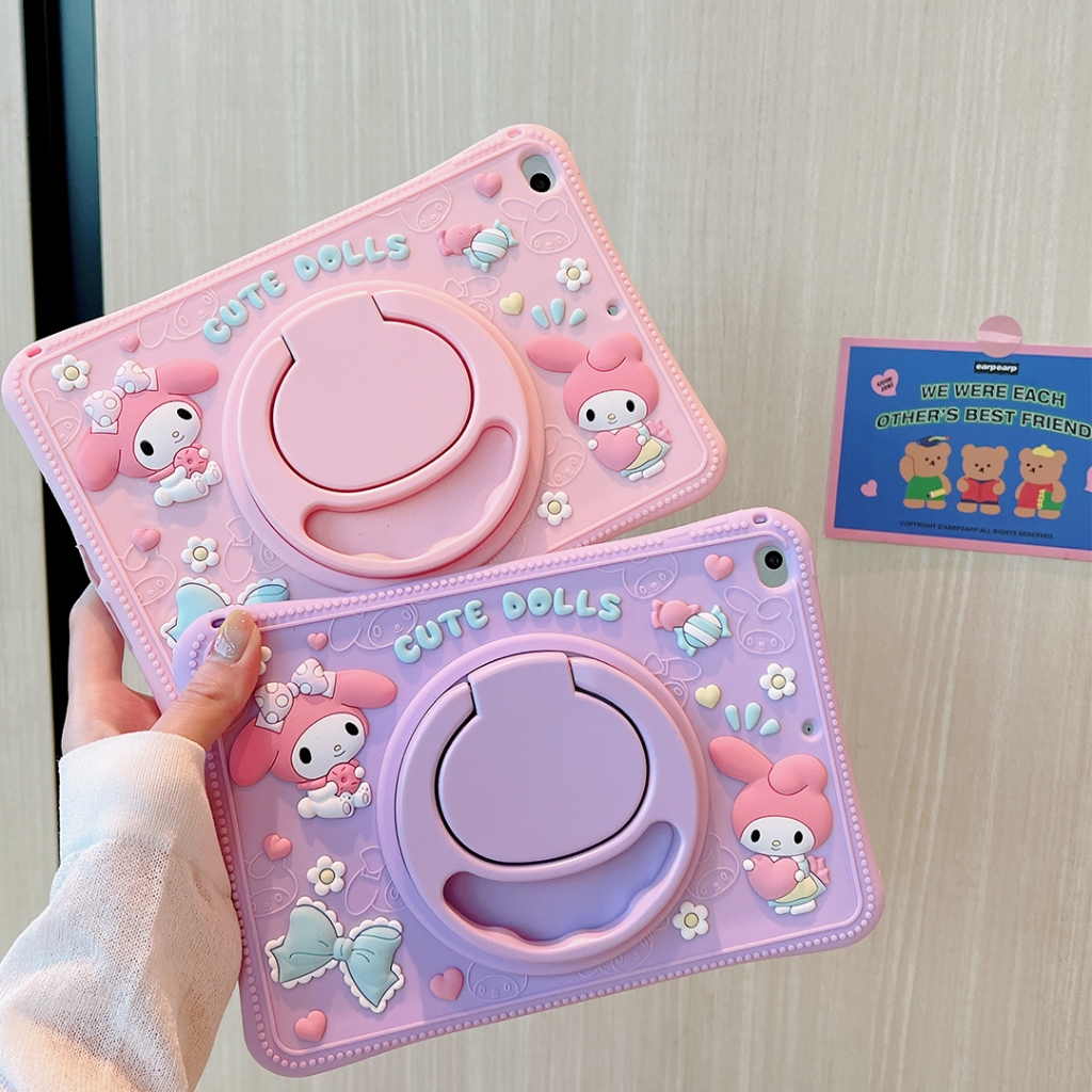 เคสซิลิโคนนิ่ม TPU ลายกระต่าย พร้อมสายคล้อง สําหรับ iPad Gen11 A16 Air 11 M2 M3 2024 10th Gen 10.9 9th 8th 7th Gen 10.2 6th Gen 9.7 2018 Air 10.9 10.5 Pro 11 Mini 6 5 4 3 2 1 Gen10 Gen9 Gen8 Gen7 Gen6 ราคา ถูกที่สุด ดีลบีเคเค รูปภาพหลัก