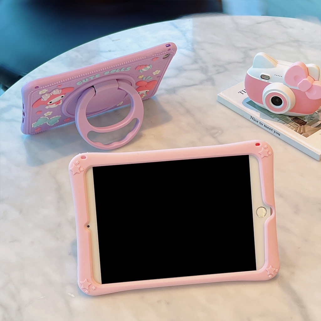 เคสซิลิโคนนิ่ม TPU ลายกระต่าย พร้อมสายคล้อง สําหรับ iPad Gen11 A16 Air 11 M2 M3 2024 10th Gen 10.9 9th 8th 7th Gen 10.2 6th Gen 9.7 2018 Air 10.9 10.5 Pro 11 Mini 6 5 4 3 2 1 Gen10 Gen9 Gen8 Gen7 Gen6 ราคา ถูกที่สุด ดีลบีเคเค แกลเลอรีภาพที่ 4