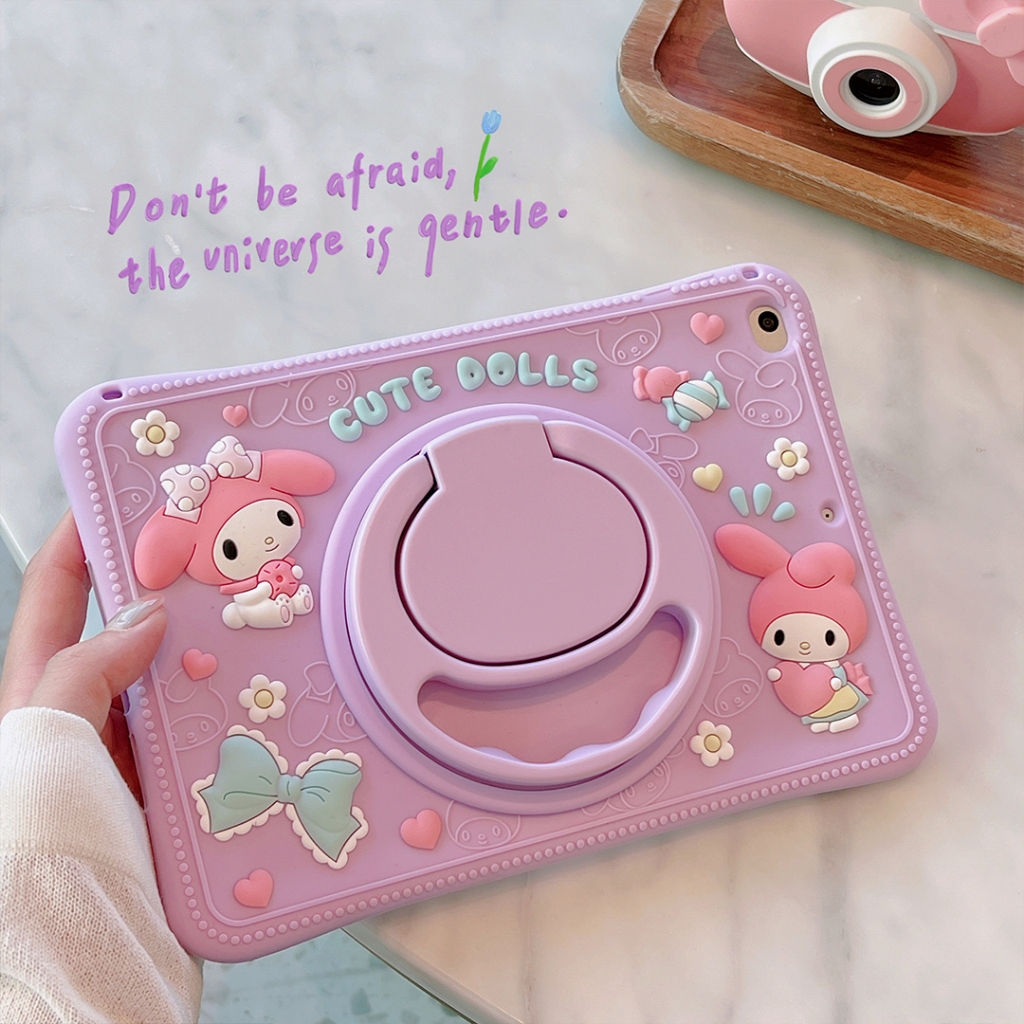 เคสซิลิโคนนิ่ม TPU ลายกระต่าย พร้อมสายคล้อง สําหรับ iPad Gen11 A16 Air 11 M2 M3 2024 10th Gen 10.9 9th 8th 7th Gen 10.2 6th Gen 9.7 2018 Air 10.9 10.5 Pro 11 Mini 6 5 4 3 2 1 Gen10 Gen9 Gen8 Gen7 Gen6 ราคา ถูกที่สุด ดีลบีเคเค แกลเลอรีภาพที่ 6