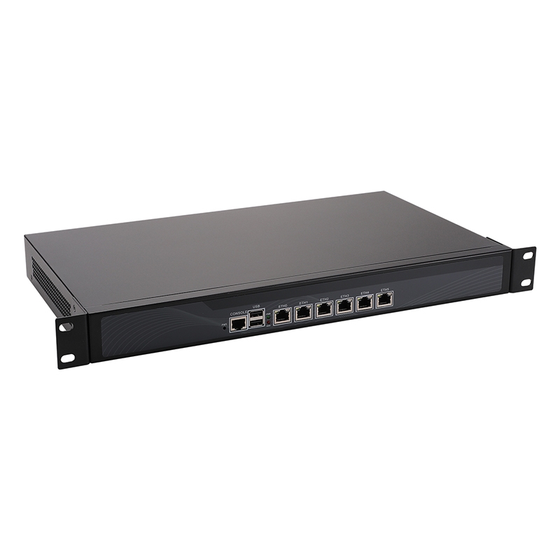 1U Rackmount Firewall Router 6 Intel NICs Intel Core i3-3110M / i3-4100M Dual Core VPN PC Soft Route