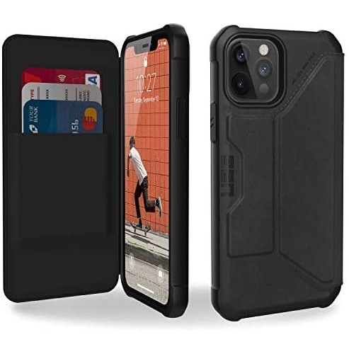 UAG สําหรับ iPhone 14 13 12 11 pro max / iPhone14 pro max plus drop ทดสอบ Metropolis Flip เคสโทรศัพท์ปกหนัง