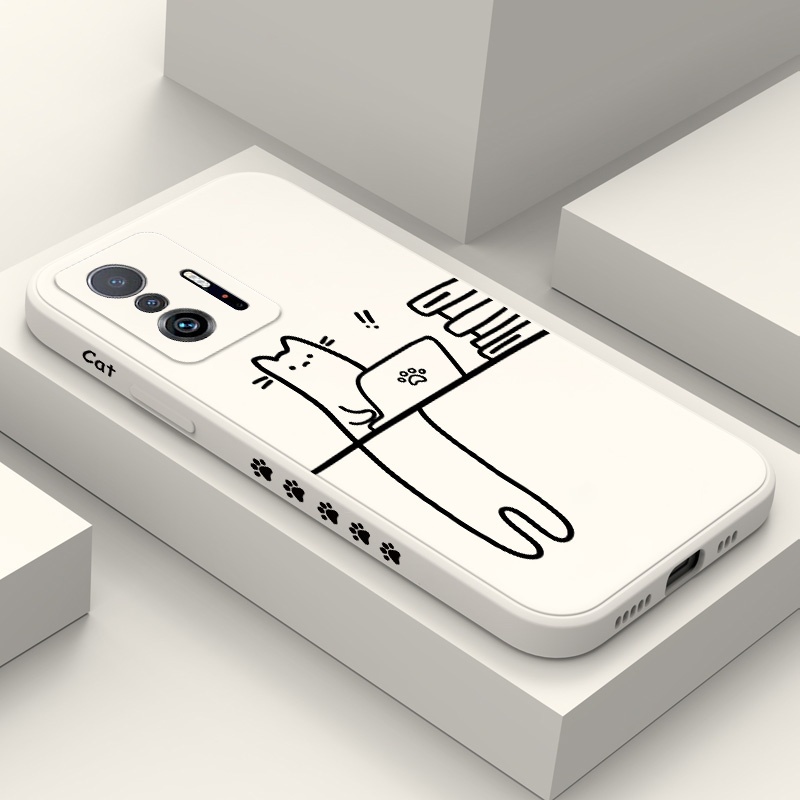 เคสโทรศัพท์มือถือแฟชั่น ลายแมว สําหรับ Xiaomi Mi 13T 12T 11T 10T Pro Lite Mi 9T Pro 5G
