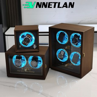 กล่องนาฬิกา กล่องหมุนนาฬิกา การปรับเกียร์ 4 ระดับ มีไฟส่องสว…