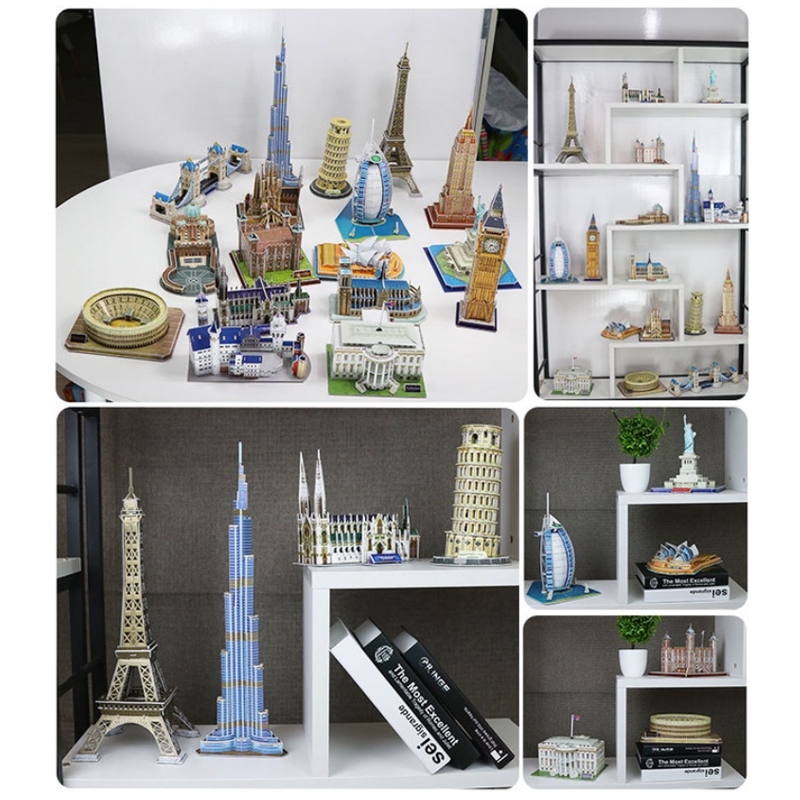 ของเล่นตัวต่อ 3D รูปปั้นสถาปัตยกรรมโลกแห่งเสรีภาพ ของเล่นเสริมการเรียนรู้เด็ก - รูปที่ 2