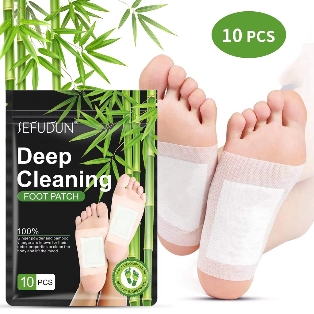 Detox Herbal Foot Pads แผ่นแปะเท้ากระชับสัดส่วน Deep Clean Foot Pad