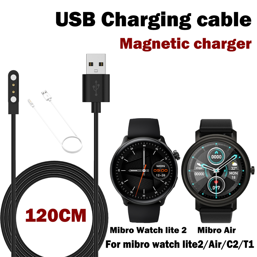 สายชาร์จ USB แบบแม่เหล็ก สําหรับ Mibro watch lite 2 Mibro Air Mibro C2 Mibro T1