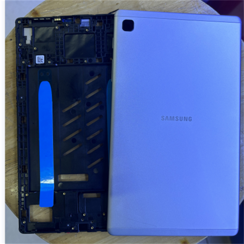 สําหรับ Samsung Galaxy Tab A7 Lite SM-T225 SM-T220 SM-T225N ฝาหลังแบตเตอรี่ประตูสําหรับ A7 Lite T220 T225 ฝาครอบด้านหลัง + กรอบกลาง