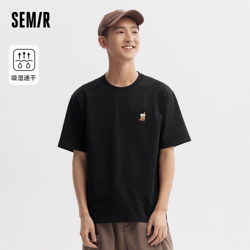 Semir เสื้อยืดคอกลมแขนสั้น ฤดูร้อน