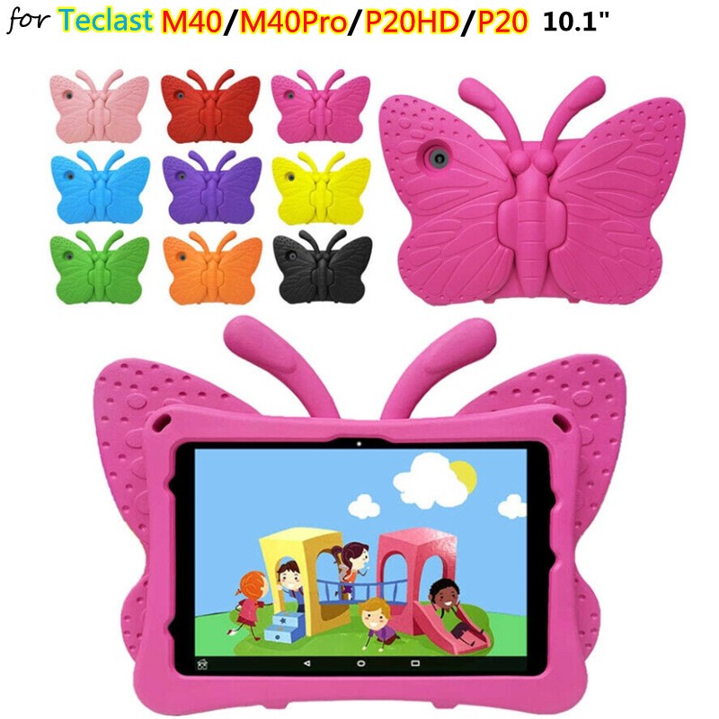 Tablet Case For Teclast M40Pro M40 Pro P20HD P20 hd 10.1 Inch Kids Safe Butterfly EVA Shockproof Cas