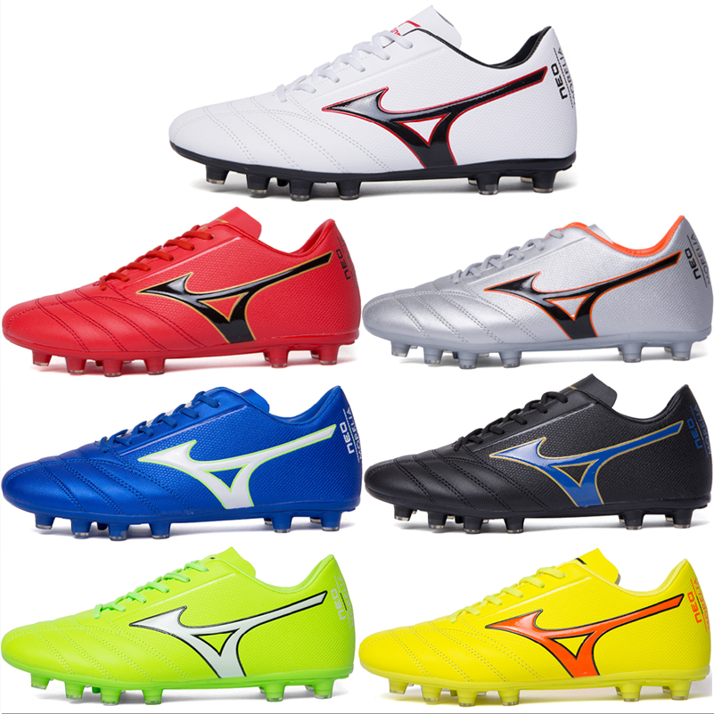 Mizuno Morelia Neo III FG รองเท้าฟุตบอล กลางแจ้ง กันลื่น รองเท้าฟุตบอล รองเท้าผ้าใบ