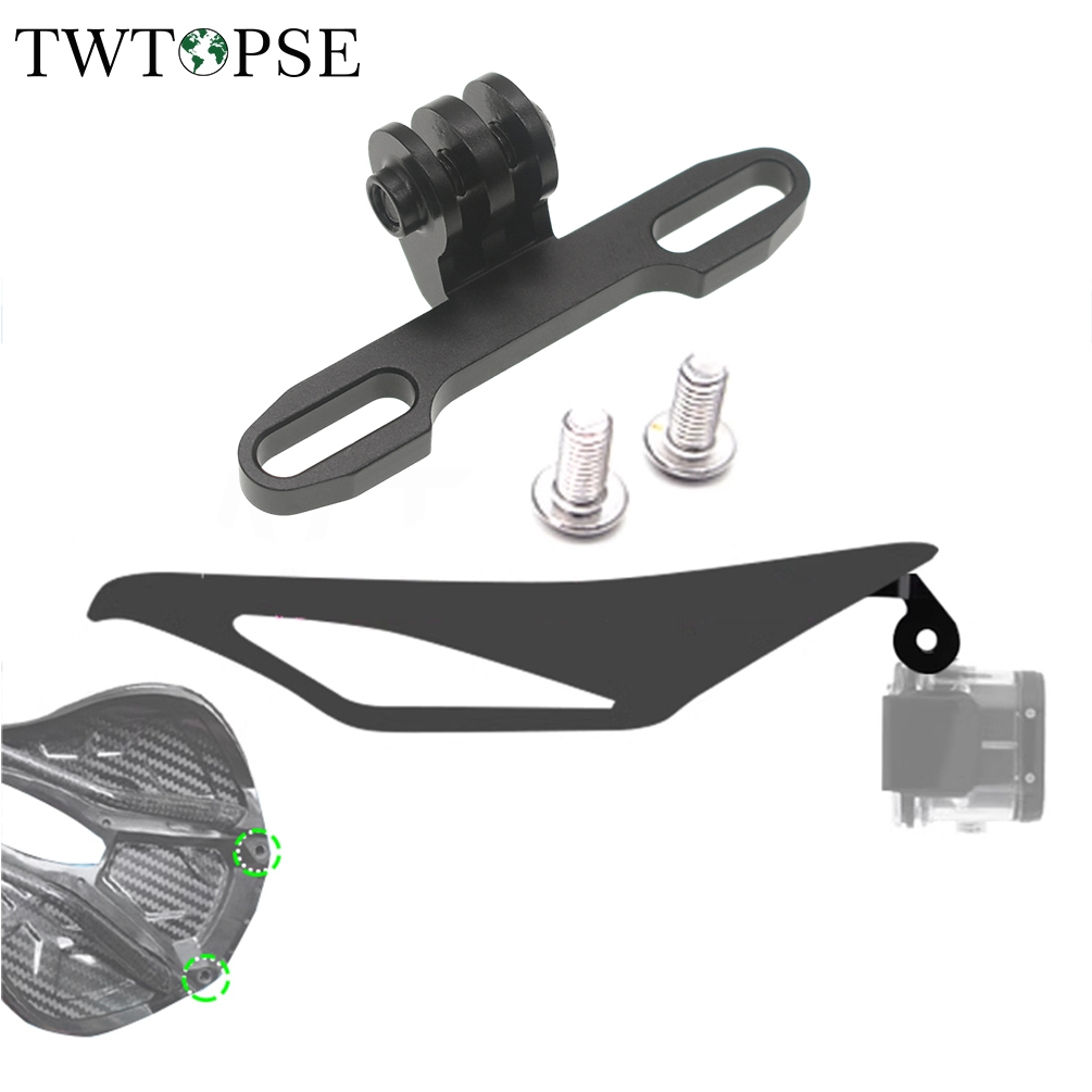 Twtopse อุปกรณ์เมาท์ขาตั้งไฟท้ายรถจักรยาน รู SWAT สําหรับ Gopro