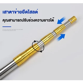 ด้ามยืดหดที่เจ๋งที่สุด【ดึงได้10เมตร】6in1สแตนเลส แถมถุงมือให้ 2.5/4/6M กรรไกรตัดกิ่ง SK5 นำเข้า ไม้สอยยืดหดได้ การเก็บผลไม้ เลื่อยตัดกิ่ง การตัดที่เร็ว กรรไกรตัดหนีบผลไม้ด้ามยาว
