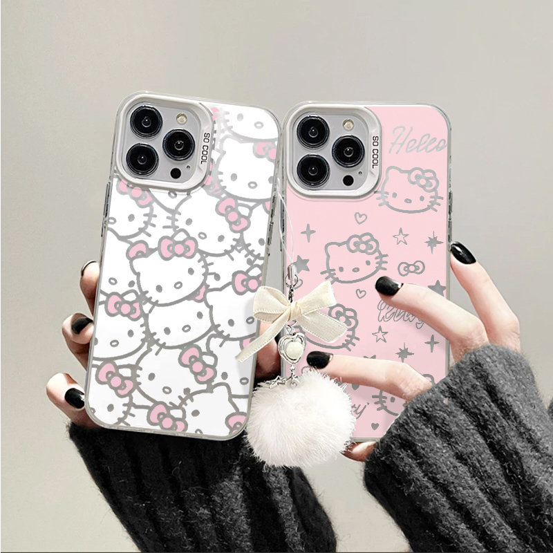 เคสโทรศัพท์มือถือแบบแข็ง กันกระแทก ลายการ์ตูนคิตตี้ สําหรับ Vivo V30 V30pro V29 5G V27 5G V27E V23 5G V23Pro V25Pro Y36 5G Y27 5G Y78 5G Y52 5G Y72 5G