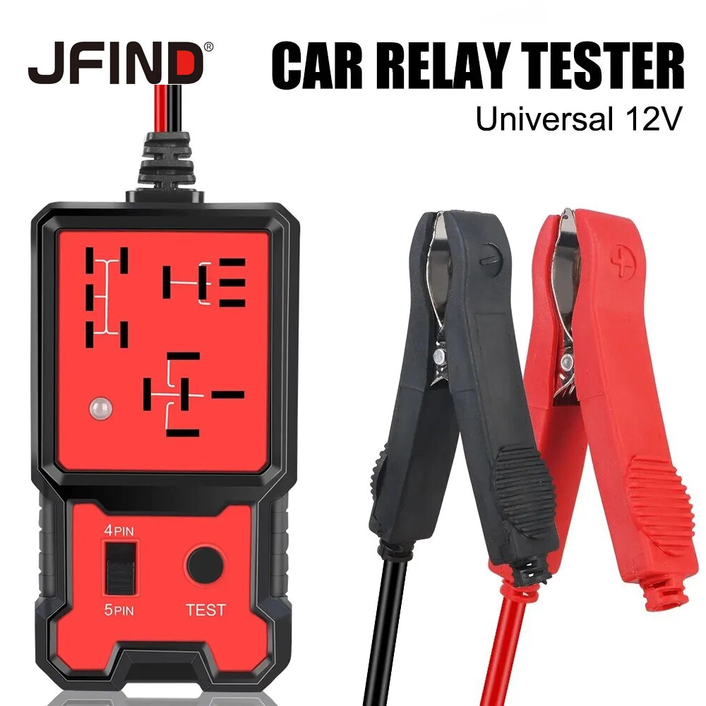 【สินค้าพร้อมส่ง】เครื่องสแกนเนอร์ Obd2 อิเล็กทรอนิกส์ 12V อุปกรณ์รีเลย์ทดสอบแบตเตอรี่รถยนต์ ชุดทดสอบรีเลย์ เครื่องมือช่าง Foreman