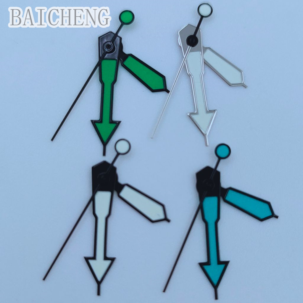 Baicheng นาฬิกาข้อมือเรืองแสง สีฟ้า สีแดง สีส้ม สีเขียว สีดํา สีขาว สําหรับ NH35 NH36 7S26 7S36 4R35 4R36