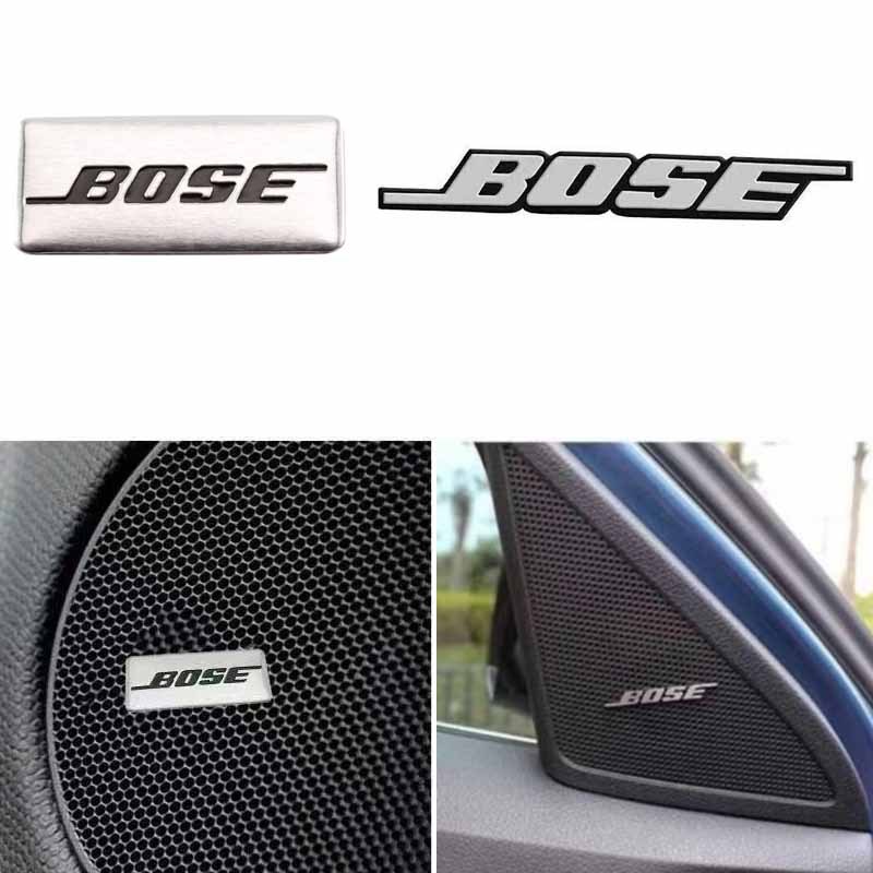 สติกเกอร์โลโก้ ตราสัญลักษณ์ BOSE อลูมิเนียม แบบเปลี่ยน สําหรับลําโพง 1 ชิ้น