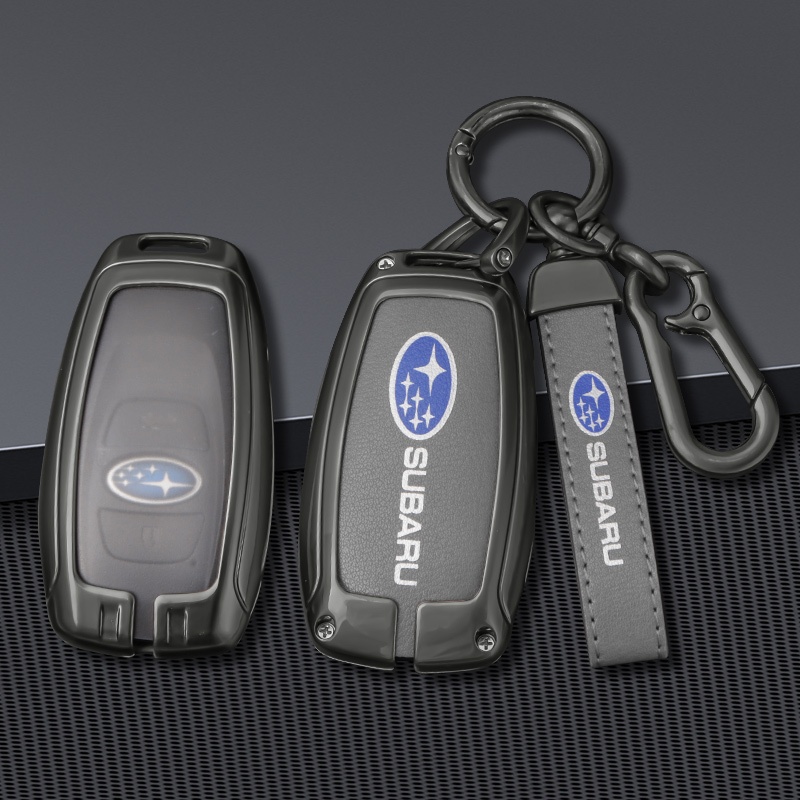 [พร้อมส่ง]SUBARU เคสกุญแจรถยนต์ หนังอัลลอย คุณภาพสูง สําหรับ OUTBACK FORESTER XV BRZ