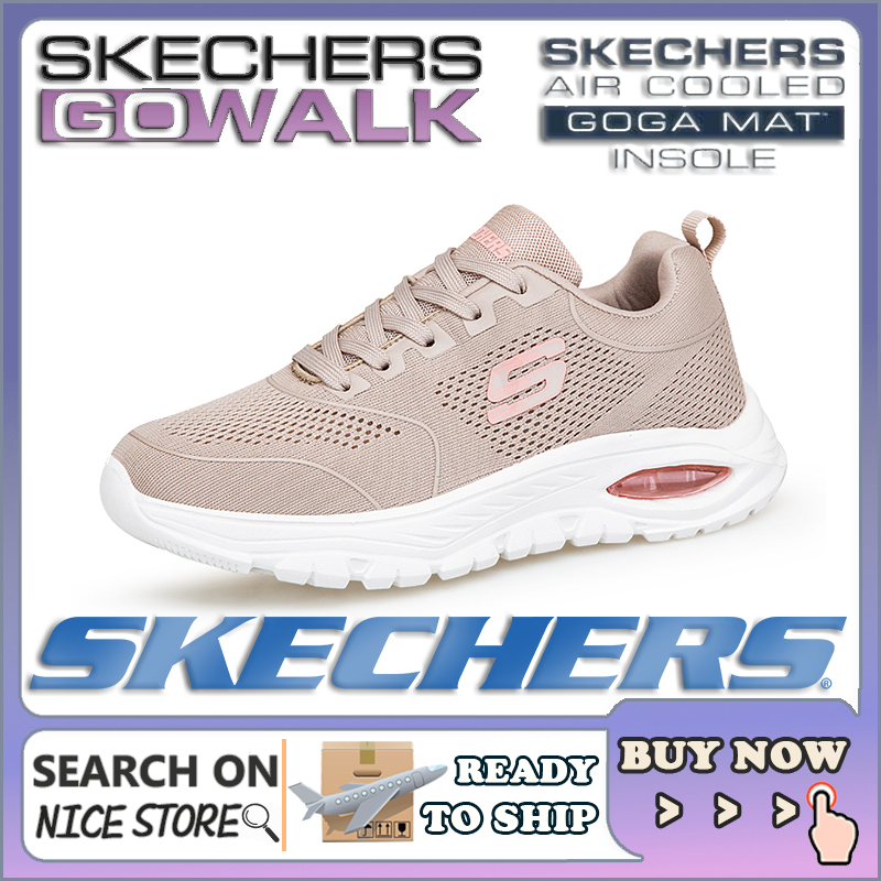 [รองเท้าผ้าใบผู้หญิง] Skechers_ Go-walk Air cushion รองเท้าผ้าใบ สลิปออน กีฬา รองเท้าส้นแบน Kasut Sukan Wanita Walking Running Girl JRKU