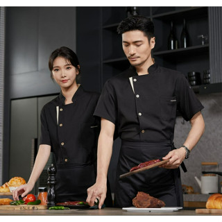 เสื้อแจ็กเก็ตเชฟ เครื่องแบบเชฟ ระบายอากาศ เหมาะกับใส่ทํางานร…