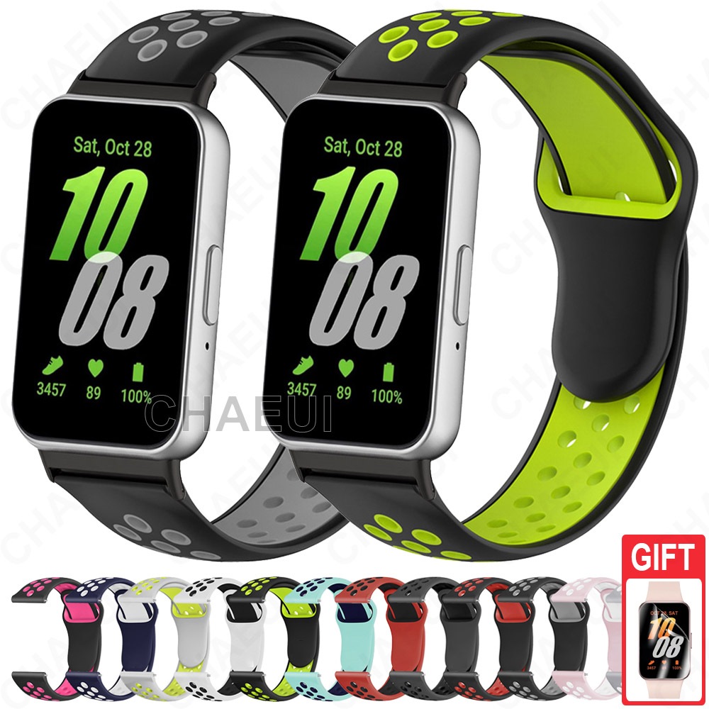 สายนาฬิกาข้อมือซิลิโคน แบบเปลี่ยน สําหรับ Galaxy Fit 3