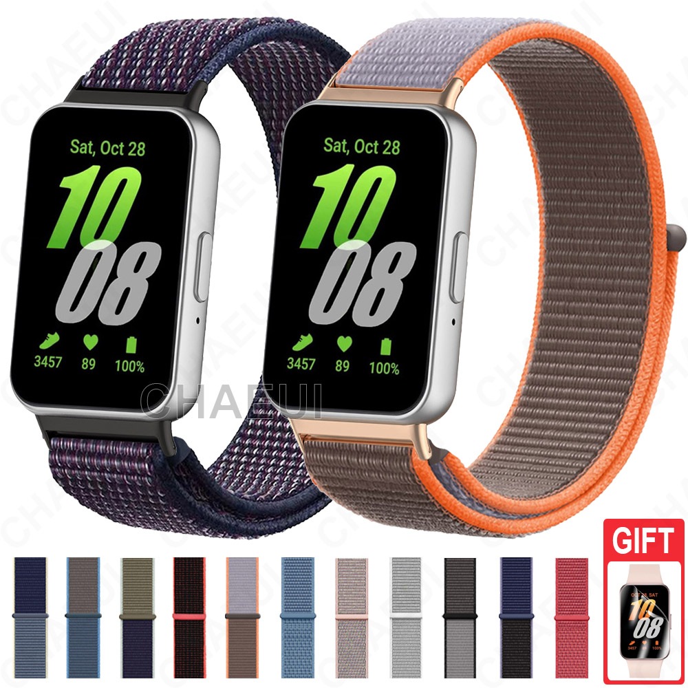 สายนาฬิกาข้อมือไนล่อน แบบเปลี่ยน สําหรับ Galaxy Fit 3