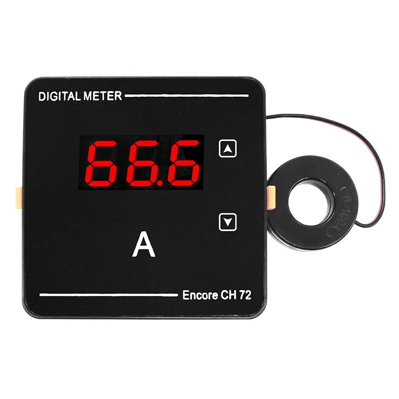 Square AC0-120A จอแสดงผลดิจิตอลแอมป์มิเตอร์ 72*72 มม.แอมป์มิเตอร์ CH72 เครื่องแอมป์มิเตอร์