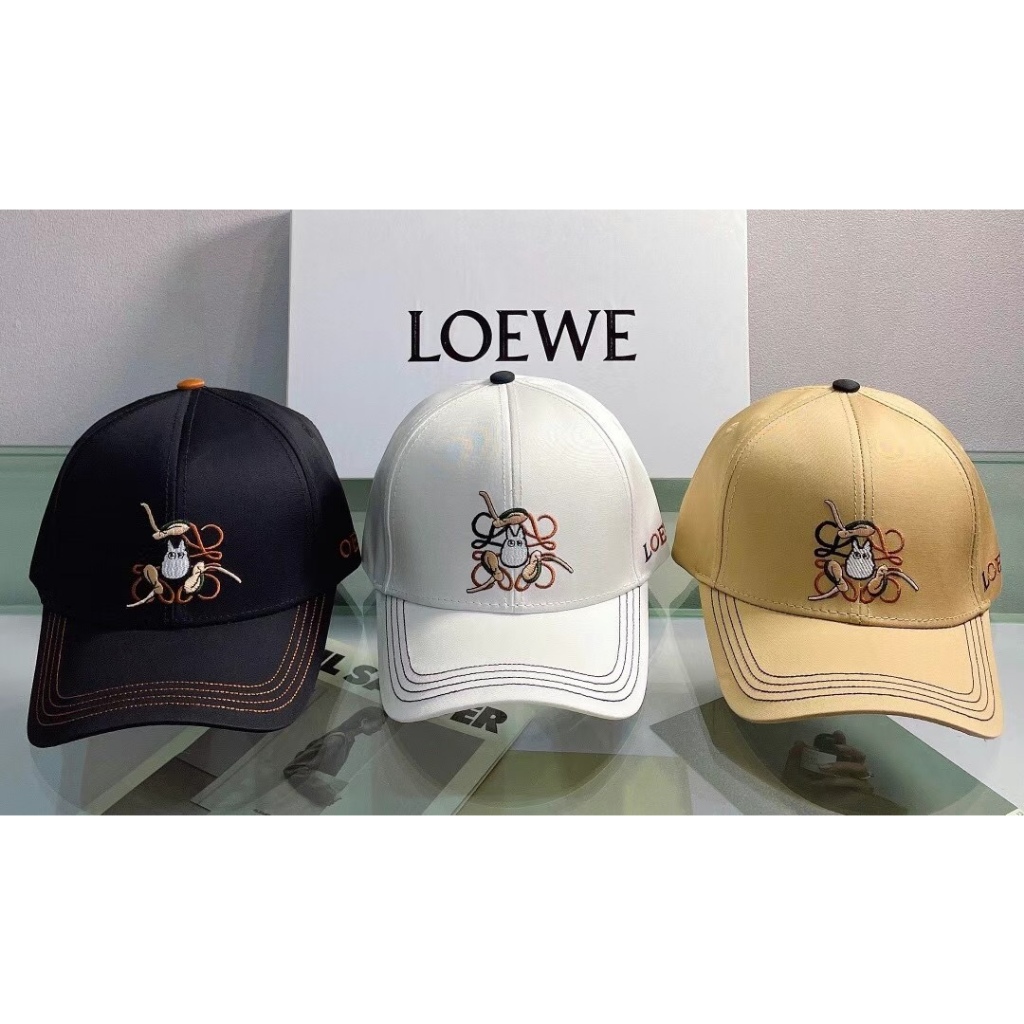 ใหม่ Loewe หมวกเบสบอลแฟชั่น กันแดด
