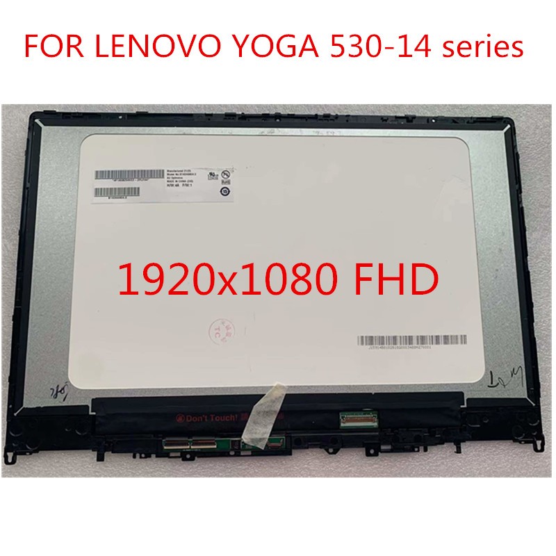 หน้าจอแสดงผล LCD ดิจิทัล FHD สําหรับ Lenovo yoga 530-14IKB yoga 530-14ARR 530-14 81H9 5D10R03188