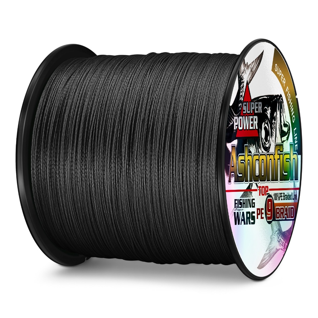 Ashconfish สาย PE ถัก9 เส้น ยาว 1000เมตร Dyneema สาย PE X9 สายเบ็ดตกปลา สีดำ สีแดง - รูปที่ 3