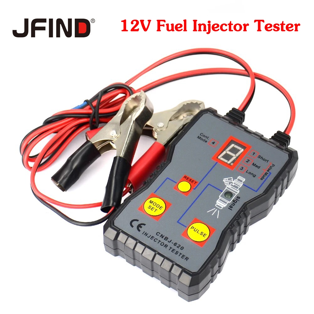 เครื่องทดสอบหัวฉีดน้ํามันเชื้อเพลิง 12V 4 โหมด แบบมือถือ สําหรับรถยนต์
