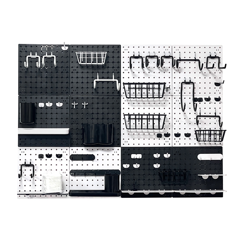 บอร์ดติดผนัง pegboard อุปกรณ์เสริม pegboard ชั้นวางของ