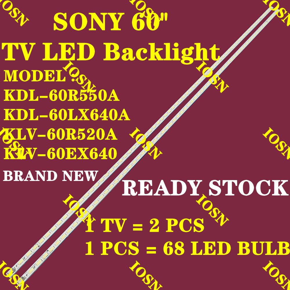 60INCH KDL-60R550A ทีวี SONY LED Backlight KDL-60LX640A KDL-60R550 KLV-60R520A KLV-60EX640 60R550 SL