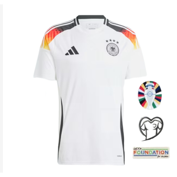 เสื้อกีฬาแขนสั้น ลายทีมชาติฟุตบอล EURO Germany คุณภาพสูง สําหรับผู้ชาย 2024
