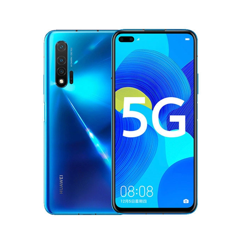 Huawei nova 6 5G สมาร์ทโฟน CPU HiSilicon Kirin 990 หน้าจอ AMOLED 6.57 นิ้ว กล้อง 40MP 4200mAH ชาร์จระบบ Google โทรศัพท์มือสอง Android