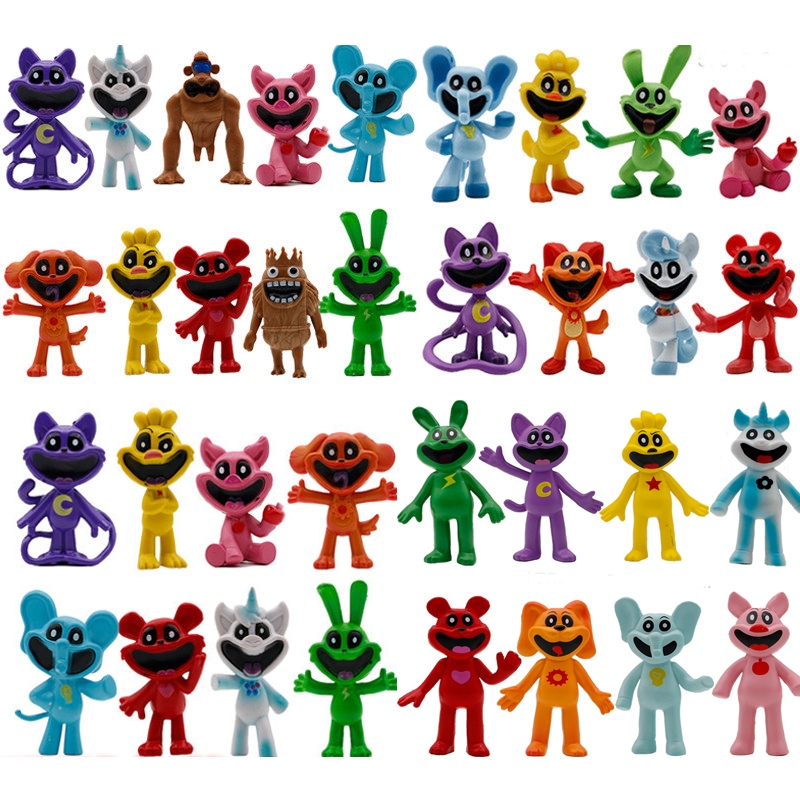 การ์ตูนยิ้ม Critters รูปชุดแมว Nap สุนัขวัน Catnap Dogday ตุ๊กตาของเล่นเกมร้อน PVC Action ตุ๊กตาเด็กของขวัญ