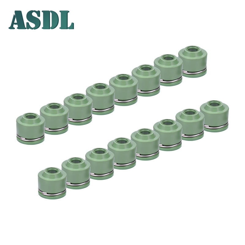 Asdl รถจักรยานยนต์ 3.5 มม.16 ชิ้นวาล์วซีลสําหรับ Honda CBR250 CB250 หยก Hornet250 สําหรับ Yamaha FZR