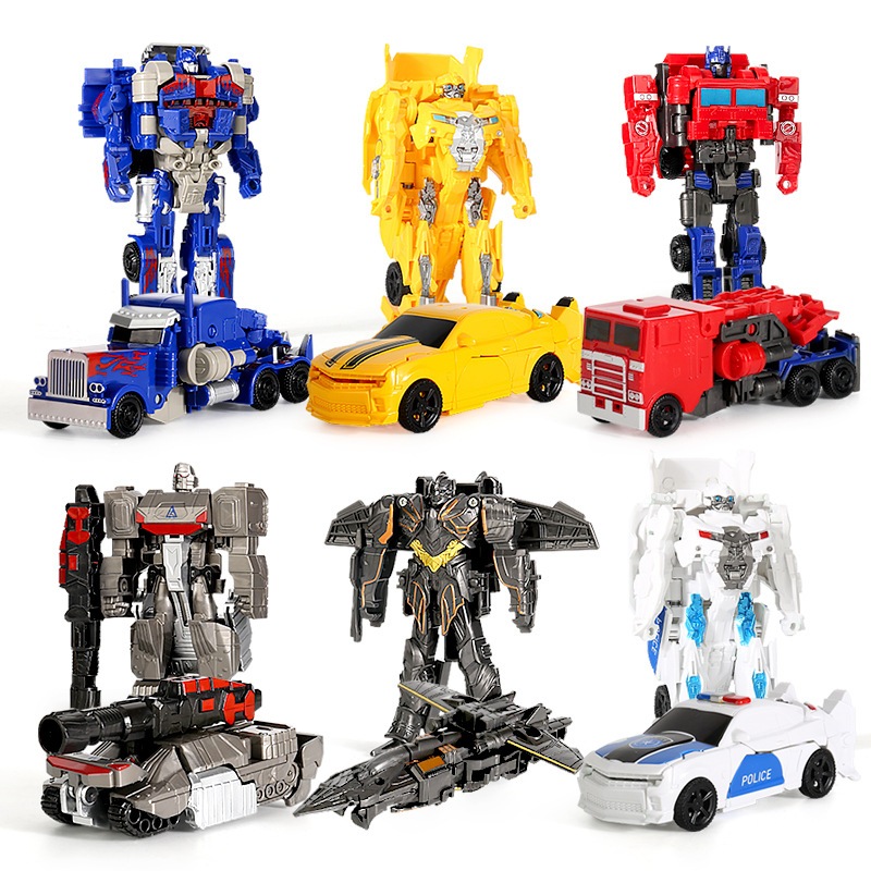 ใหม่ Transforming Robot Toystransformers Optimus Prime Bumblebee Megatron Transformer หุ่นยนต์ของเล่นของเล่น Quick Transformation Autobot ของเล่น