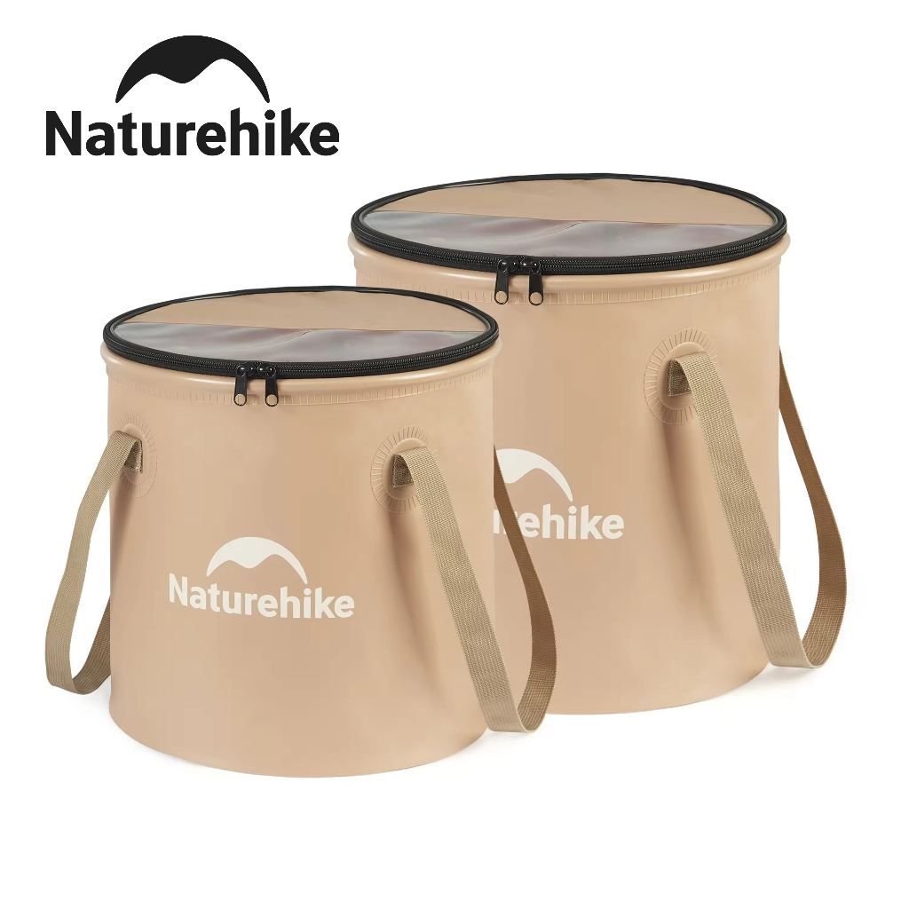 Naturehike ถังเก็บน้ํา พับได้ ความจุขนาดใหญ่ สําหรับตั้งแคมป์ เดินป่า ตกปลา ตั้งแคมป์ ถังน้ําพับได้