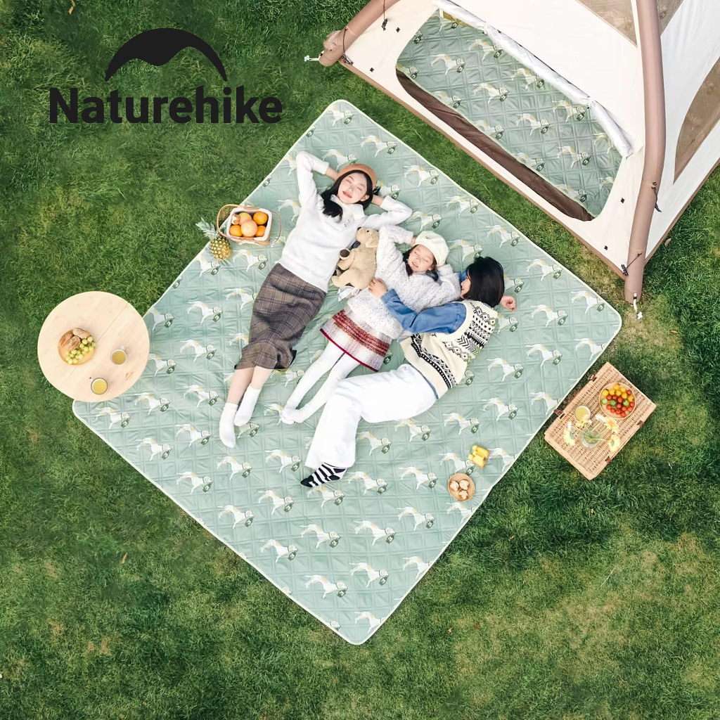Naturehike เสื่อปิกนิก พิมพ์ลายสัตว์น่ารัก กันน้ํา สําหรับตั้งแคมป์ ปิกนิก เดินทาง