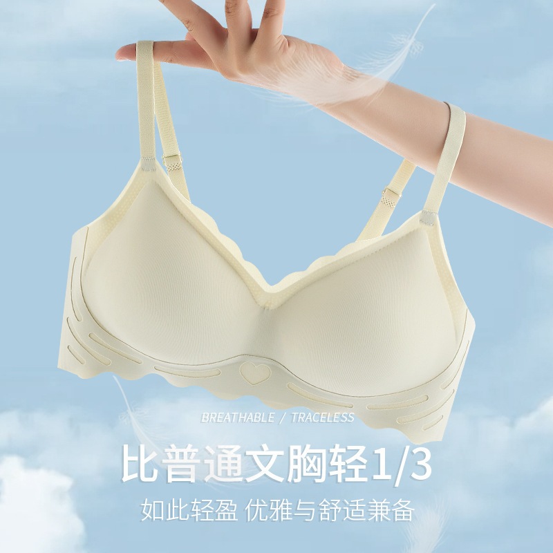 เสื้อใน bra เสื้อชั้นในผู้หญิง เสื้อในไร้โครง ไร้ขอบ ใส่สบายๆ สุดเซ็กซี่ บราผู้หญิง บราดูมๆดันทรง
