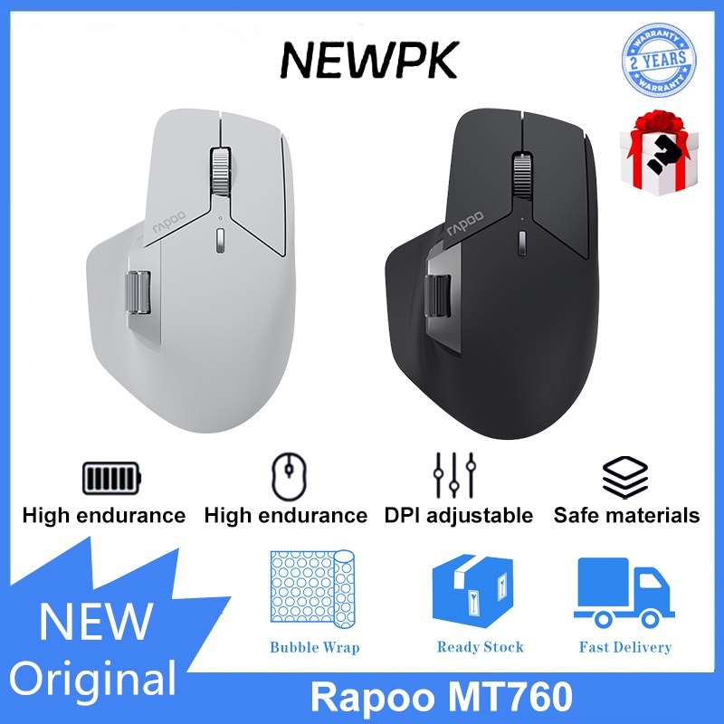 Rapoo MT760 เมาส์ไร้สาย สามโหมด ความทนทานสูง สําหรับเล่นกีฬา