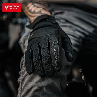 Motowolf MDL 0325 ถุงมือขับรถมอเตอร์ไซค์ ผ้าไมโครไฟเบอร์ น้ําหนักเบา และระบายอากาศได้