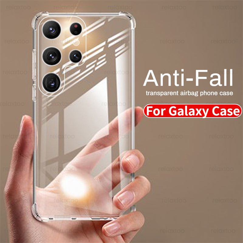 SAMSUNG กันกระแทกเคสโทรศัพท์สําหรับsamsung Galaxy S24 S23 S22 Ultra Plus FE S24FE S24 + S24Ultra S24Plus S23FE S23Ultra S22 + 5Gเต็มรูปแบบปกหลังS22Ultra S23 + เกราะปลอก
