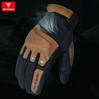 Motowolf MDL 0325 ถุงมือขับรถมอเตอร์ไซค์ ผ้าไมโครไฟเบอร์ น้ําหนักเบา และระบายอากาศได้