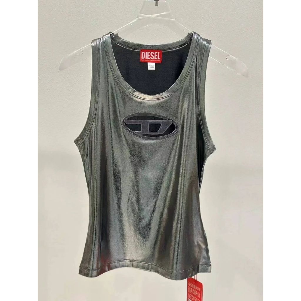 Disel 2024 ใหม่ผู้หญิง SLIM FIT โลโก้ VEST