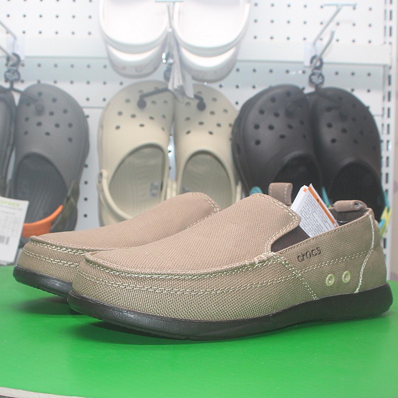 Original 100% Crocs รองเท้าผู้ชายฤดูร้อนระบายอากาศ 11270