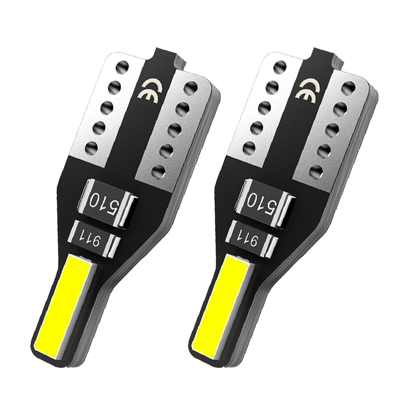 Tuffoo 2 ชิ้น T10 / W5W หลอดไฟ LED สําหรับไฟจอดรถ / ไฟโดม / ไฟภายใน / ไฟท้าย / ไฟตําแหน่ง 6000 พันสีขาว 12 โวลต์