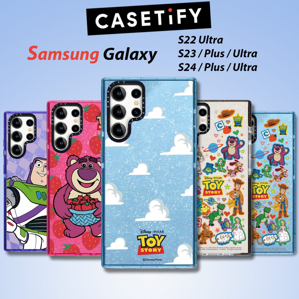 เคสโทรศัพท์มือถือ ลาย TOY Story แต่งกลิตเตอร์ สําหรับ Samsung Galaxy S24 Ultra S24 Plus S23 S23 Ultra S23 Plus S22 Ultra